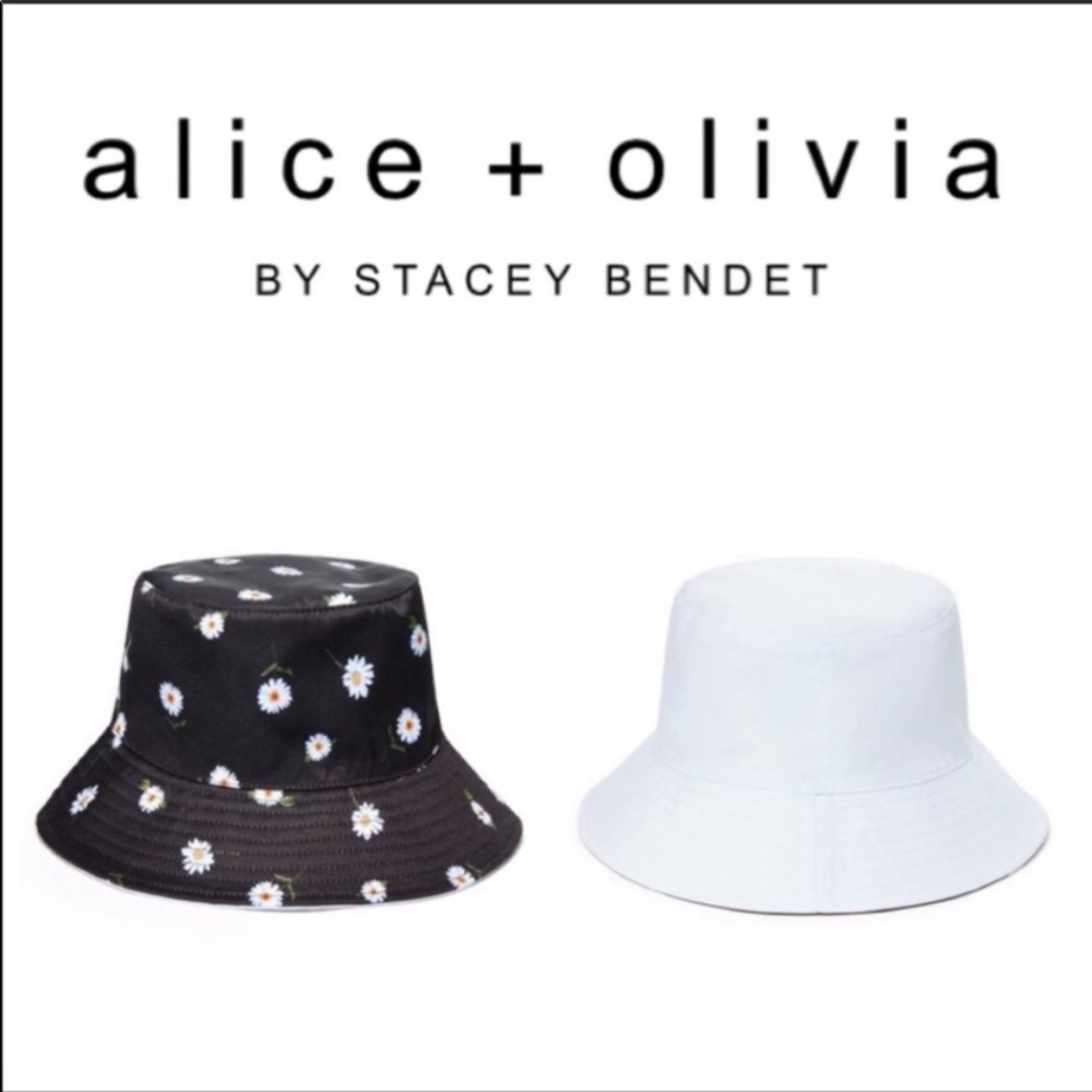 Alice + Olivia Reversible Floral Bucket Hat